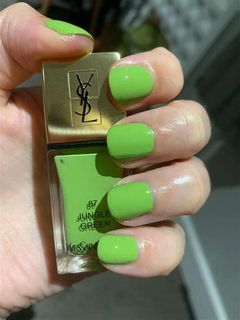 ysl jungle green|Yves Saint Laurent La Laque Couture Nail Lacquer .